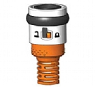 LQ142KM - Deluxe metal hose end quick connector 1/2" with lock 