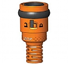 LQ142KS - Deluxe hose end quick connectors 1/2" with lock and water stop