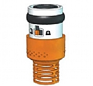 LQ144KMS - Deluxe metal hose end quick connector 3/4" with lock and waterstop