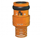 LQ144KS - Deluxe hose end quick connectors 3/4"- 5/8" with lock and water stop