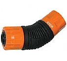 LQ44GS - 5/8”- 3/4” Flexible hose end quick connector with waterstop
