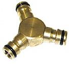 LQ6M - Brass double snap-on joiner
