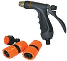 EK31-2 - Quick coupling kit with rubber coated metal back trigger twist pistol
