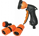 EK40-2 - Quick coupling kit with rubber coated metal 8-Pattern front trigger gun 