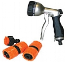EK60-2 - Quick coupling kit with rubber coated metal 8-Pattern front trigger gun