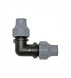 NLEL16 - Nut-Lock Elbow Connector 16mm (Enlarge)