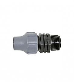 NLJ16X34M - Nut-Lock Male Connector 3/4"- 16mm (Enlarge)